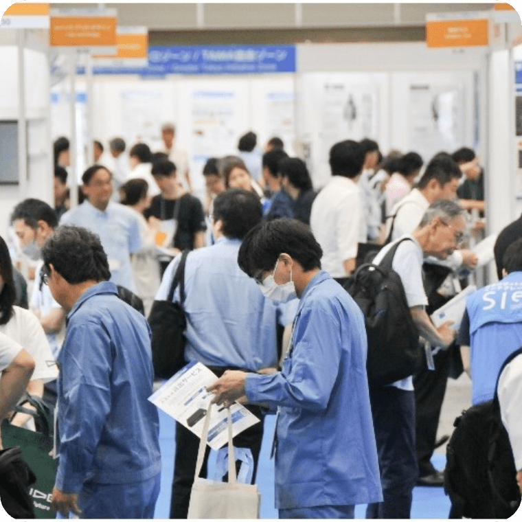 蓄積されたノウハウが活きる展示会